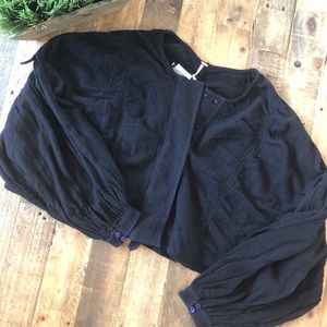 Free People boho crop top. Size S